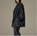 Veronny elegant höstkappa med dubbla rader knappar