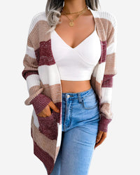 Neyra tröja med rutig design och fickor