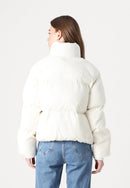 Vadderad jacka med textur