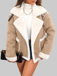 NYLA tjock vinterjacka med långa ärmar