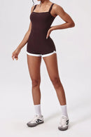 Felicie fitness jumpsuit med öppen rygg