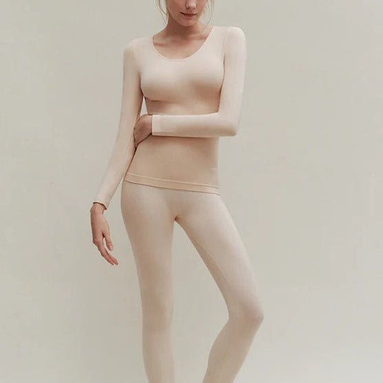 Termo Ela-dräkt av ull med fleece