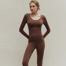 Termo Ela-dräkt av ull med fleece