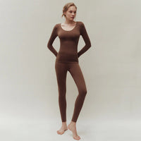 Termo Ela-dräkt av ull med fleece