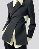 Lizza skjorta i svart och vit