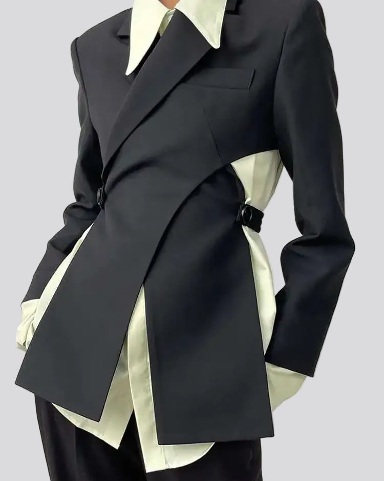 Lizza skjorta i svart och vit