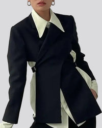 Lizza skjorta i svart och vit