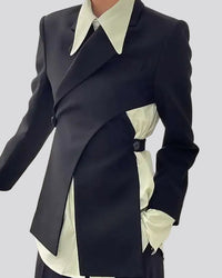 Lizza skjorta i svart och vit