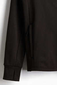 Eros jacka med dragkedja och huva, med fleece inuti