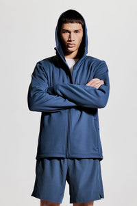 Eros jacka med dragkedja och huva, med fleece inuti