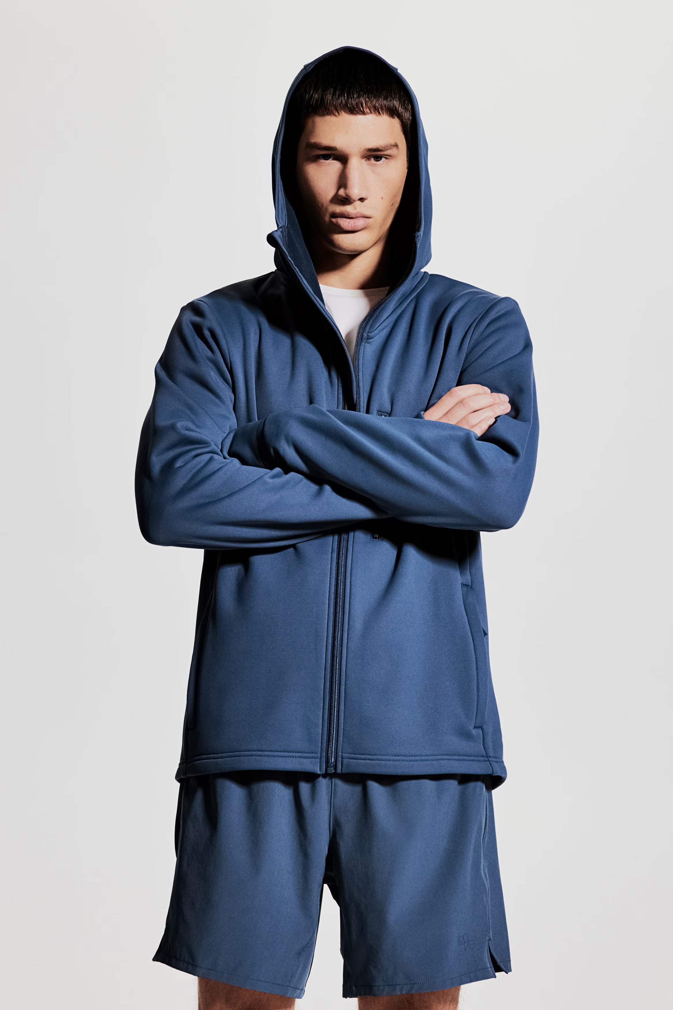 Eros jacka med dragkedja och huva, med fleece inuti