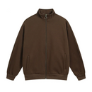 Bomullsjacka med dragkedja och fickor