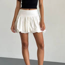 Korta shorts med hög midja