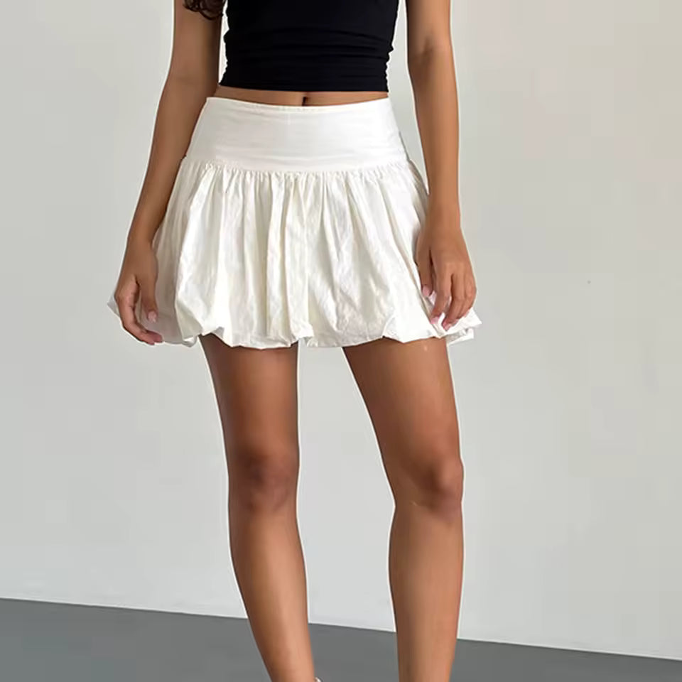 Korta shorts med hög midja