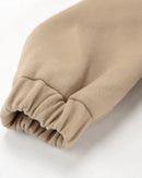 Elenya ljusbrun jacka med fleece inuti och knappar