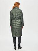 Kort, vattentät, termisk, bomullsfodrad jacka med nedfällbar krage