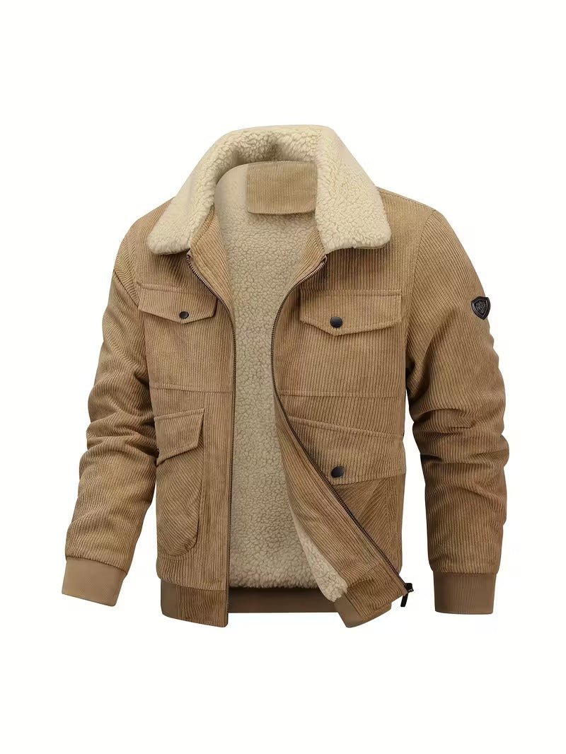 Pantelee-jacka med fårskinn inuti