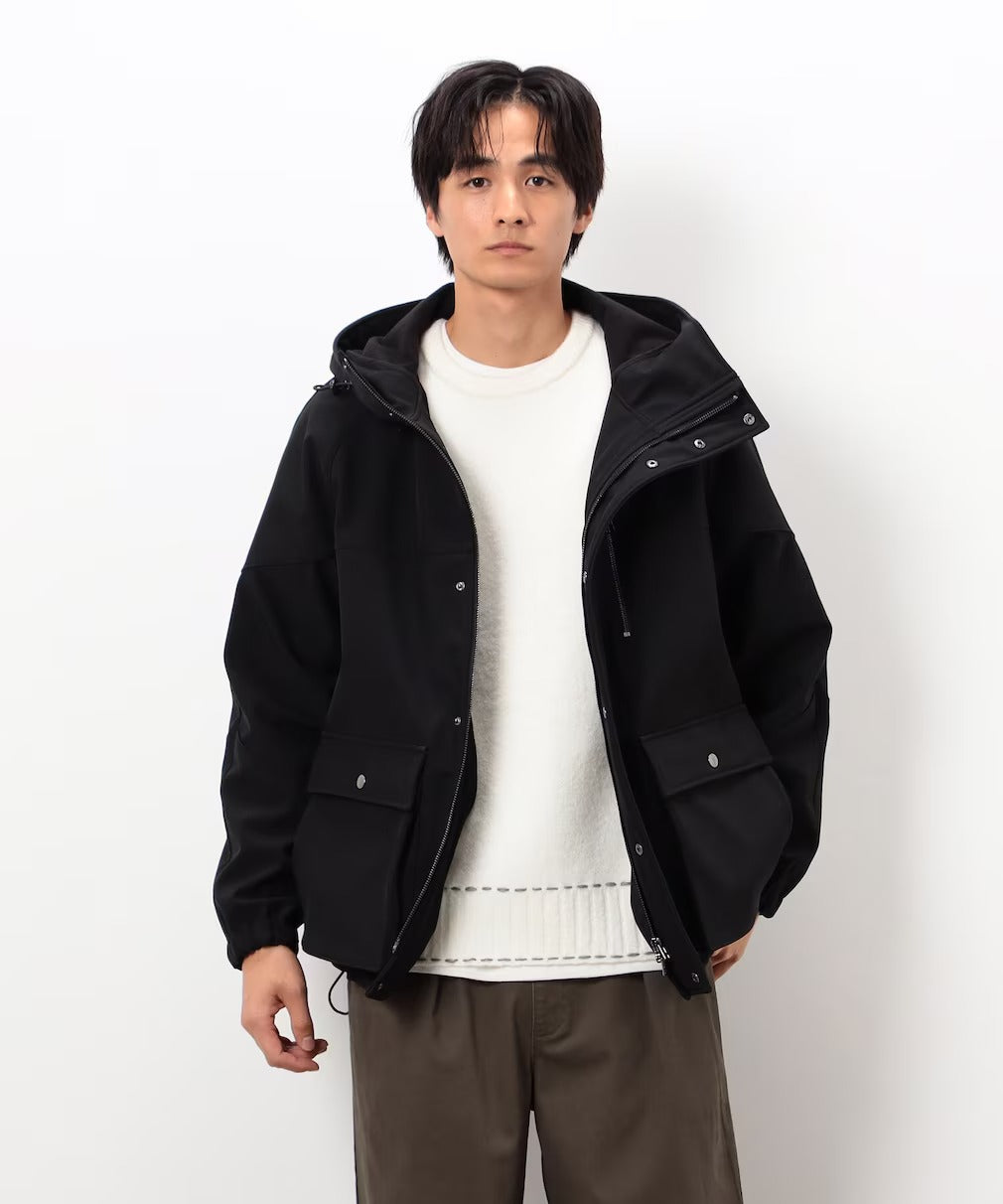 Svart Millan-jacka med fleece inuti