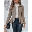 Avslappnad mockajacka med krage och dragkedja