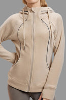 Långärmad yoga-sportjacka