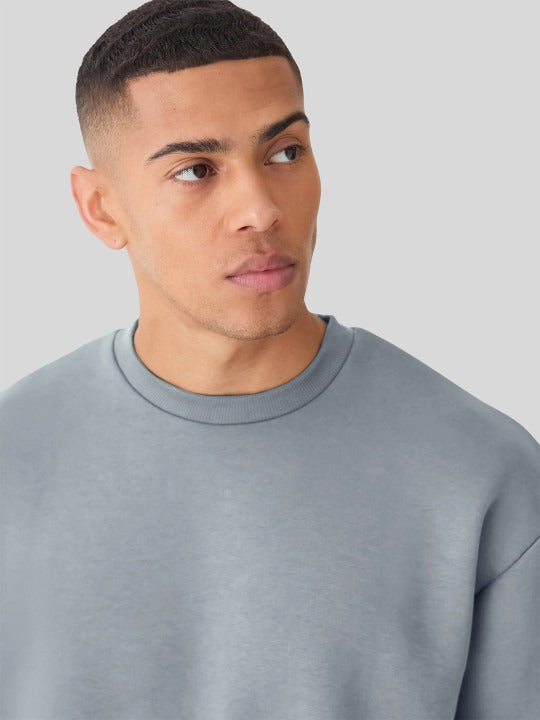 Arlo långärmad tröja i sammet med rund halsringning