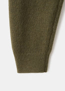 Lenna mörkgrön blus med knappar