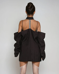 Maary-jacka med bara axlar och ryggremmar