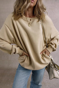 Loose long-sleeved sweater
