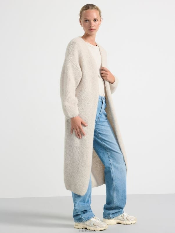 Varm och lätt, långärmad, knälång jacka