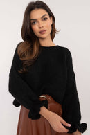 Aliccee stickad långärmad tröja