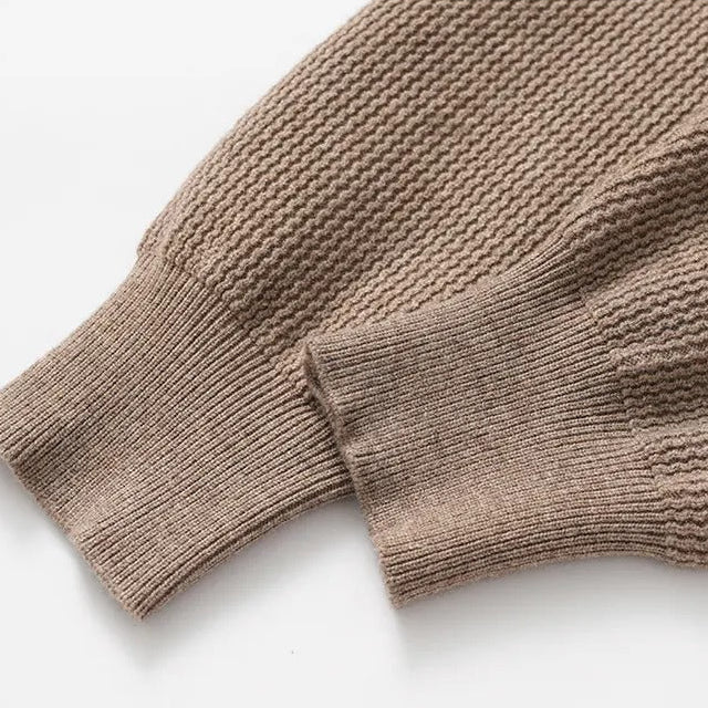 V-ringad tröja med trikå