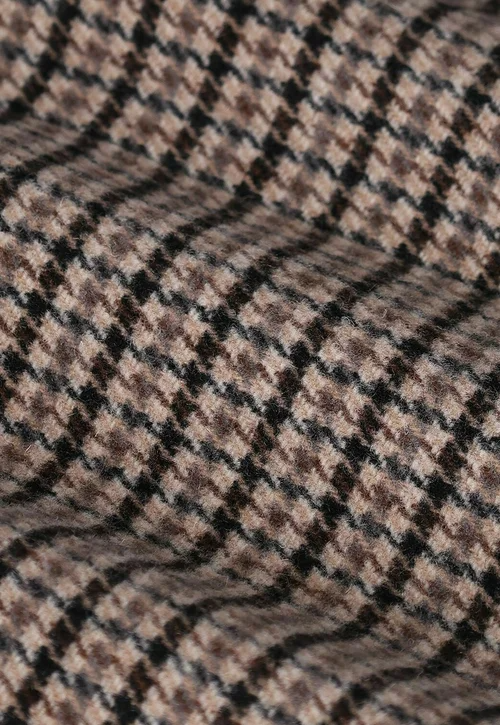 Vivy brun ull- och sammetskavaj, handsydd, dubbelsidig