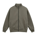 Bomullsjacka med dragkedja och fickor