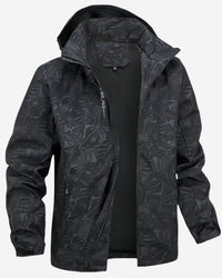 Svart unisexjacka med dragkedja och termofoder