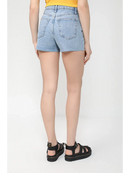 Korta jeansshorts med fickor