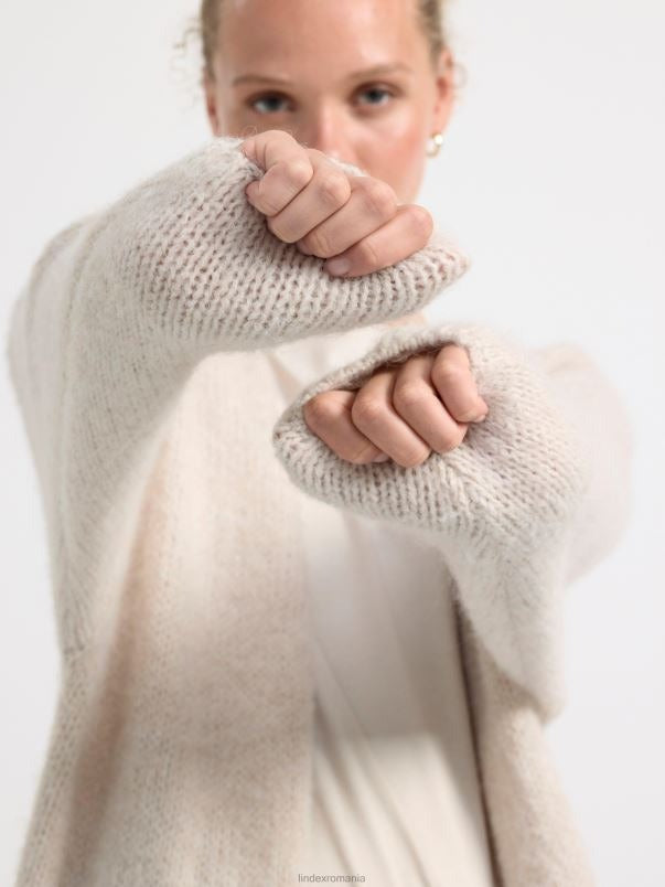 Varm och lätt, långärmad, knälång jacka