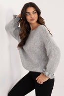 Aliccee stickad långärmad tröja