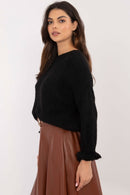 Aliccee stickad långärmad tröja