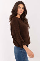 Aliccee stickad långärmad tröja