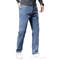 Stretchiga jeansbyxor