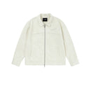 Eko skinnjacka med nedsänkta axlar och dragkedja