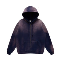 Doriansk jacka med huva och dragkedja