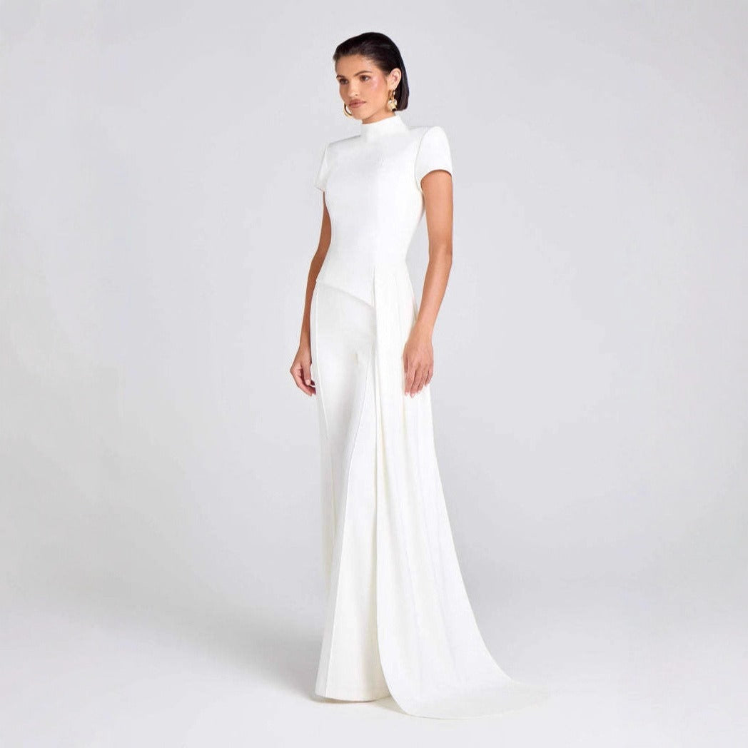 Elegant vit Viky-kostym