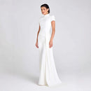 Elegant vit Viky-kostym