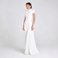 Elegant vit Viky-kostym