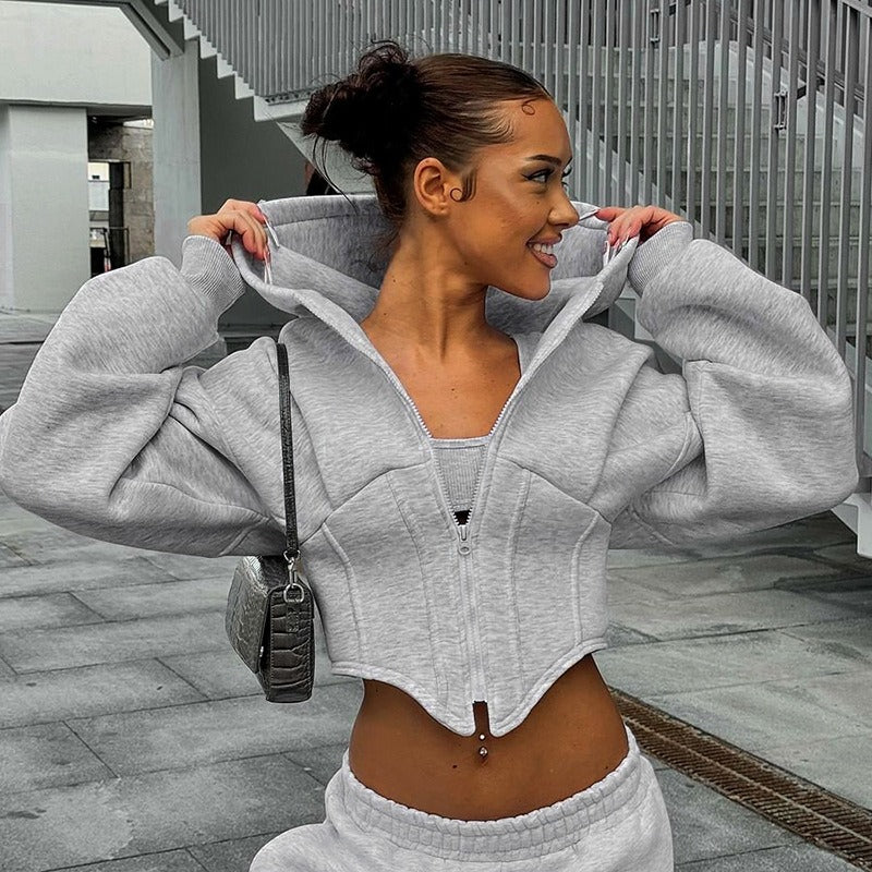 Noelia långärmad korsettjacka,