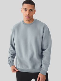 Arlo långärmad tröja i sammet med rund halsringning