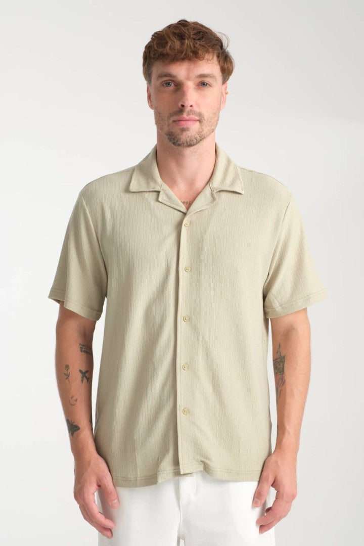 Kortärmad skjorta med knappar