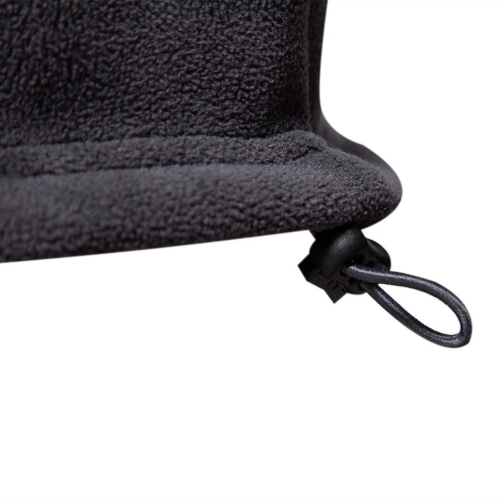 Tröja med dragkedja i halsen och fleece inuti