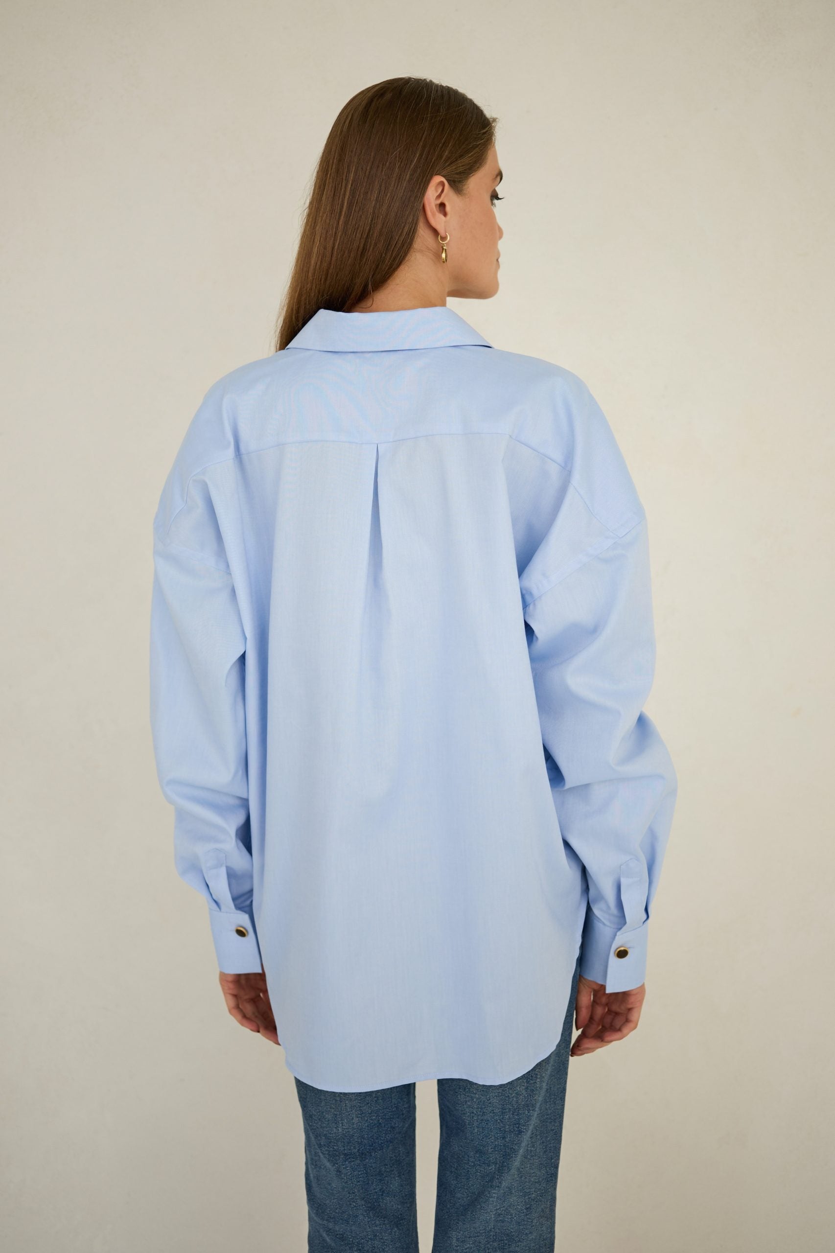 Elegant Elaa button-down skjorta